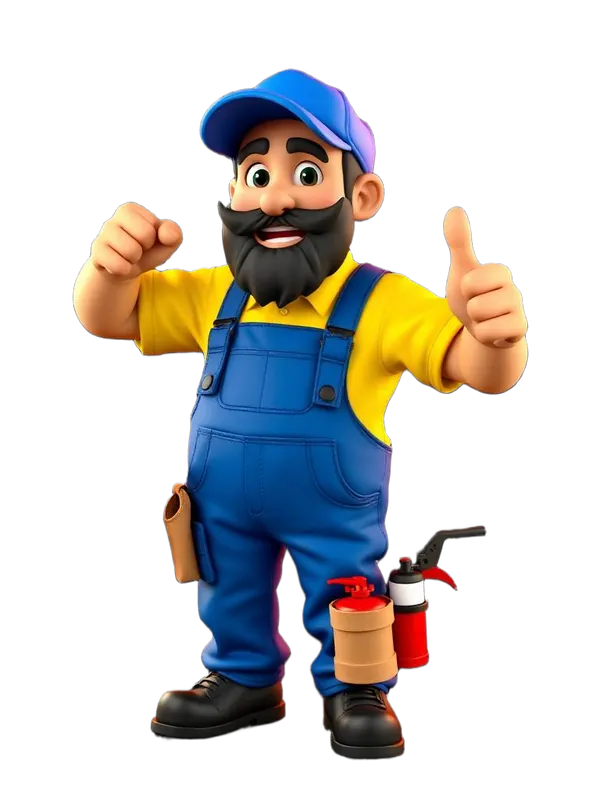 Mascote Ferreira Desentupidora